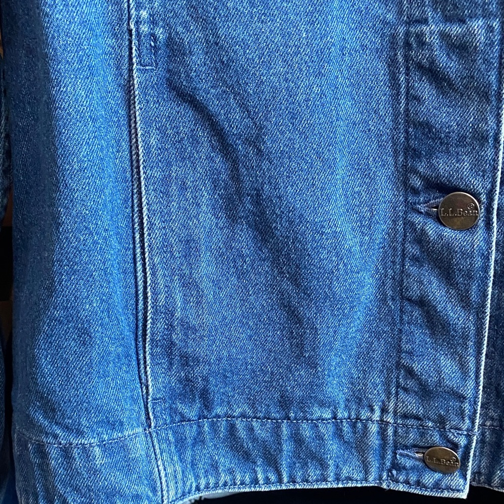 L.L. Bean Blue Jean Jacket - Picture 5 of 7